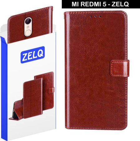 Zelq Flip Cover for Mi Redmi 5