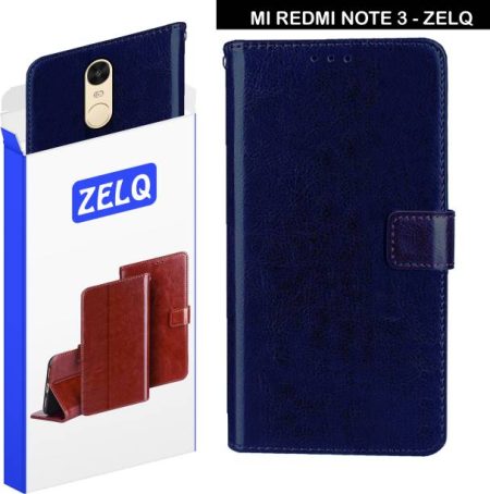 Zelq Flip Cover for Mi Redmi Note 3