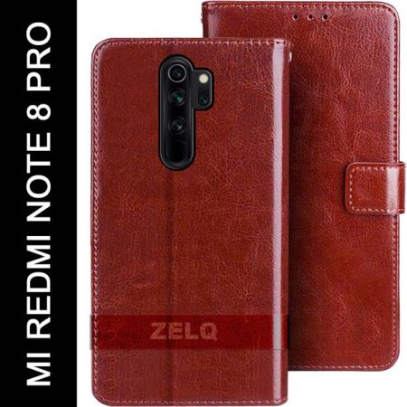 Zelq Flip Cover for Mi Redmi Note 8 Pro