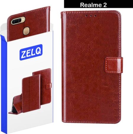 Zelq Flip Cover for Realme 2