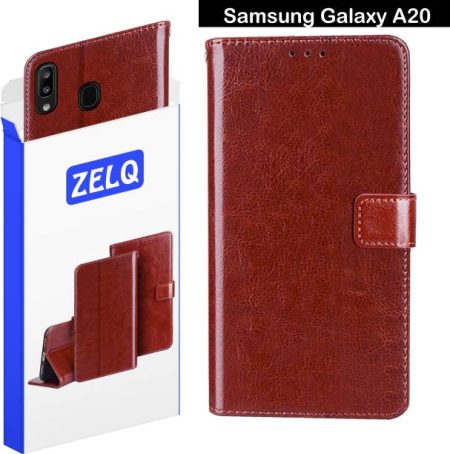 Zelq Flip Cover for Samsung Galaxy A20