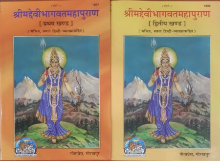 श्रीमद्देवी भागवतमहापुराण [ प्रथम खण्ड ] [ द्वितीय खण्ड ] 1897 / 1898 (सचित्र, सरल हिन्दी-व्याख्यासहित ) गीता प्रेस गोरखपुर